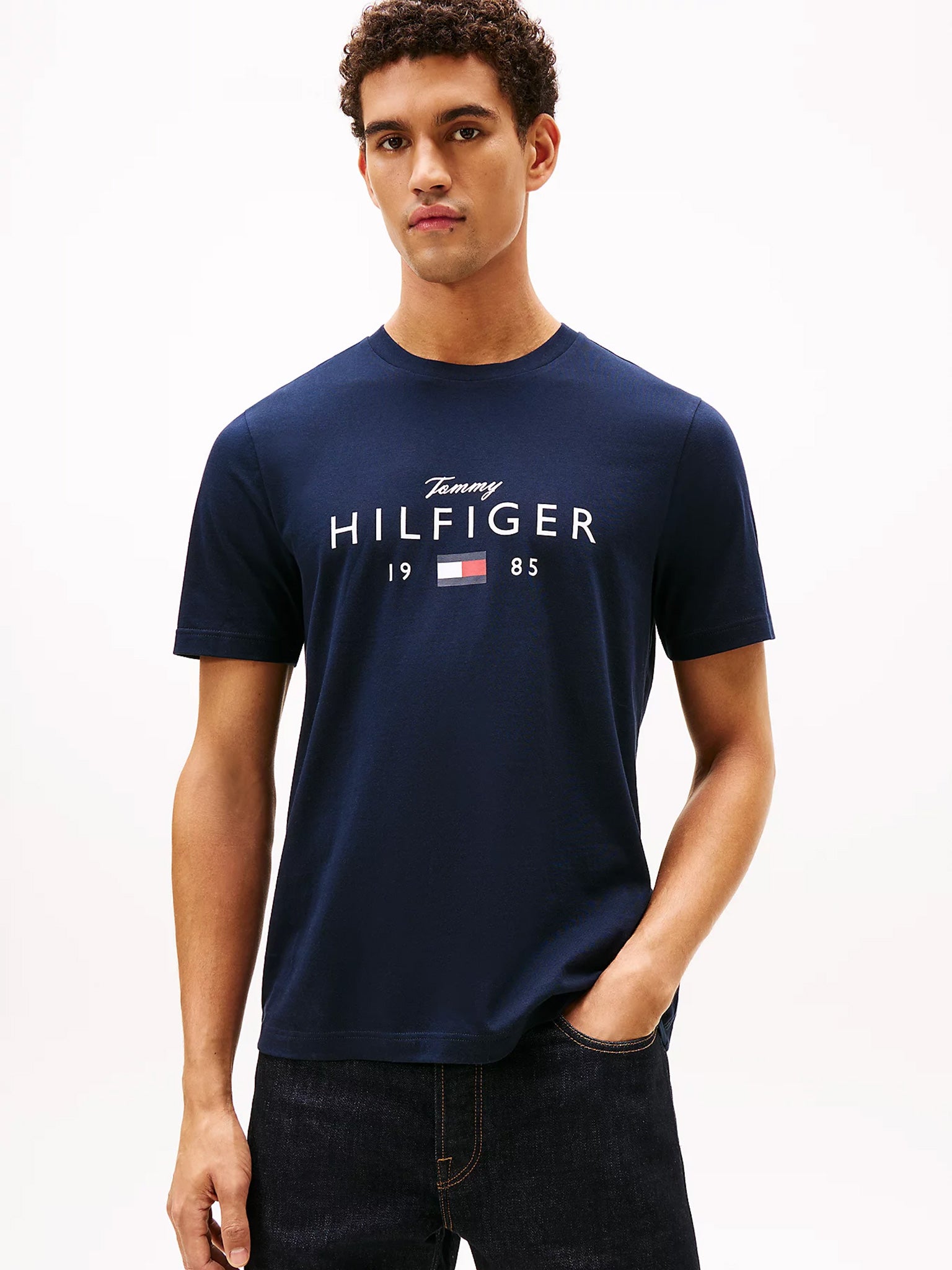 Ανδρικό t-shirt BRAND LOVE BIG HILFIGER TEE MW0MW41455DW5 | MW0MW41455DW5