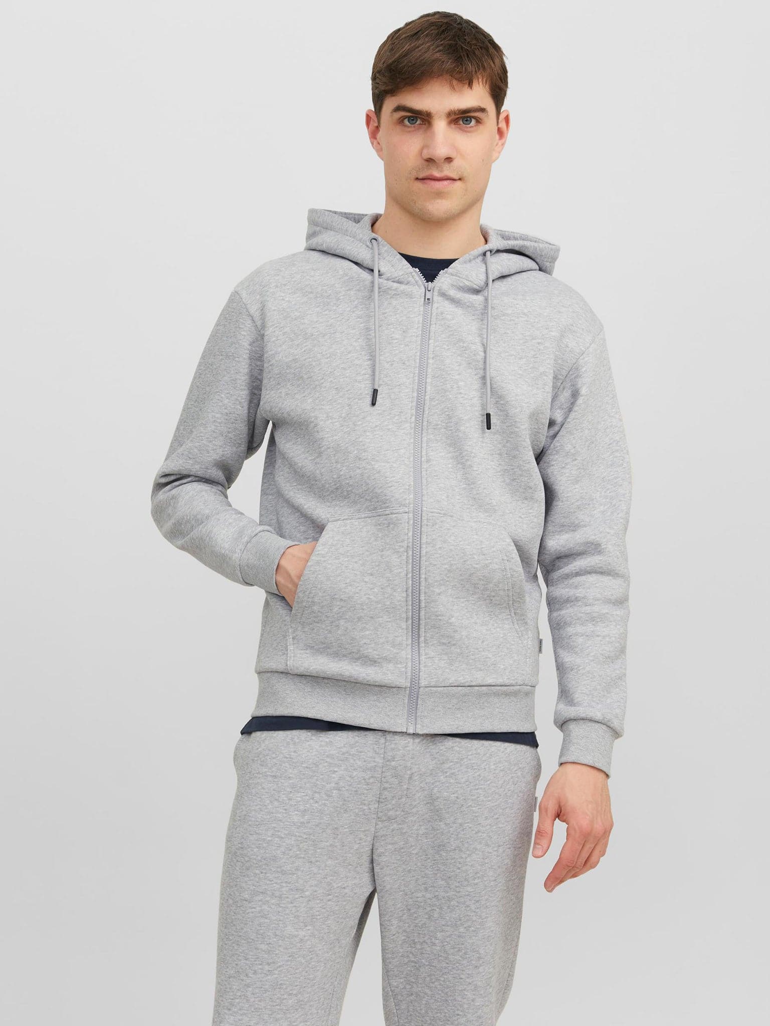 Ανδρική ζακέτα φούτερ JJEBRADLEY SWEAT ZIP HOOD NOOS 12249342 | 12249342