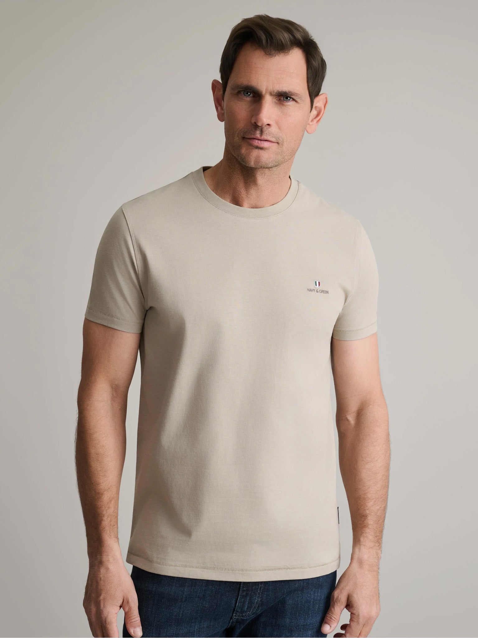 Ανδρικό t-shirt oxford tan 24MO.001/P.3 | 24MO.001/P.3
