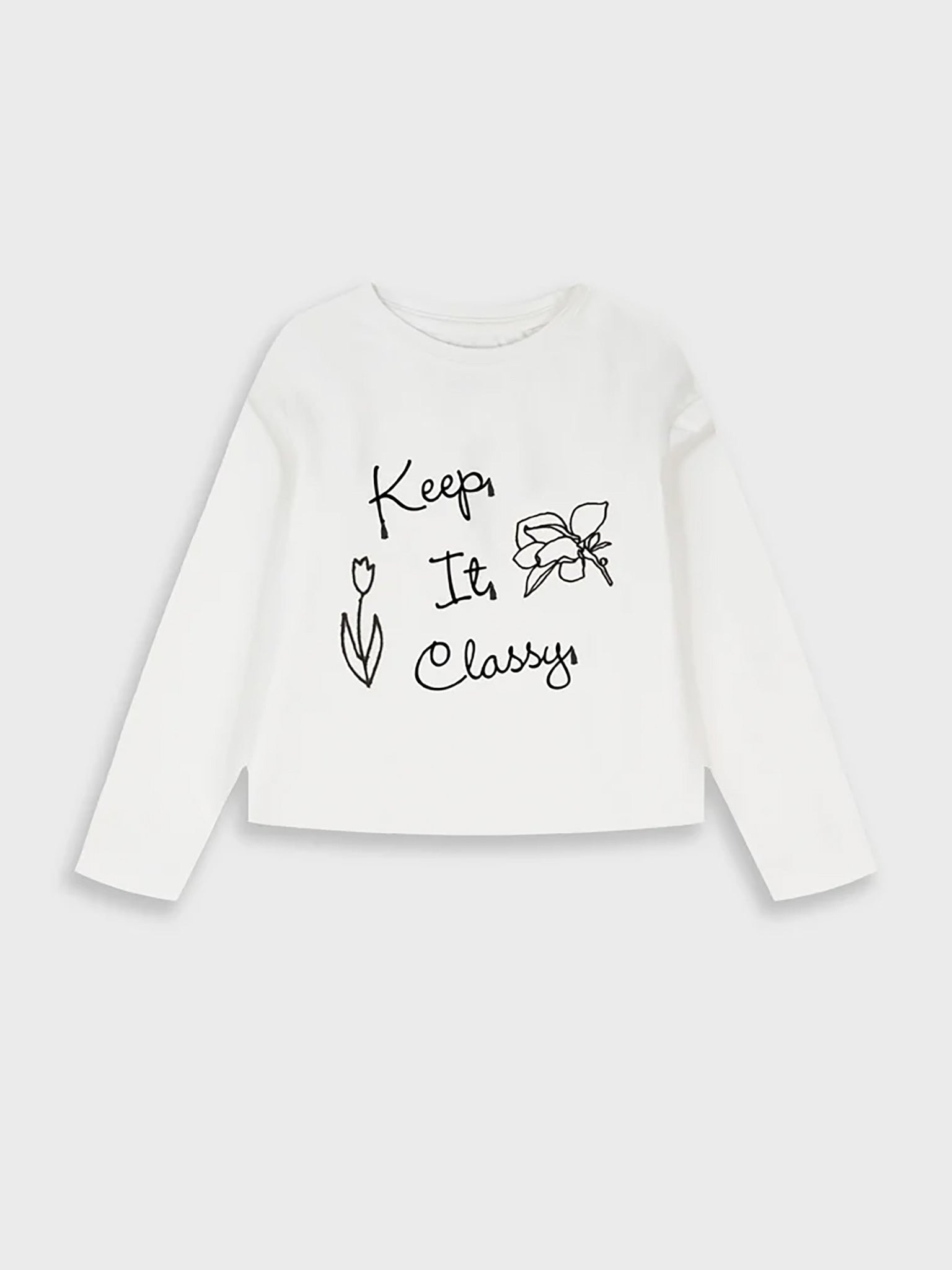 Εφηβική μπλούζα με κεντητές λεπτομέρειες | 16-226203-5