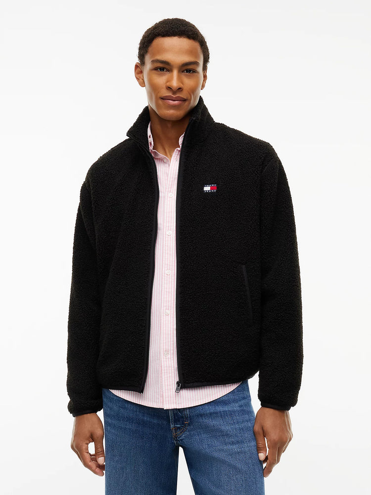 Ανδρική ζακέτα sheep Badge Teddy Relaxed Zip-Thru Sweatshirt DM0DM22345BDS | DM0DM22345BDS