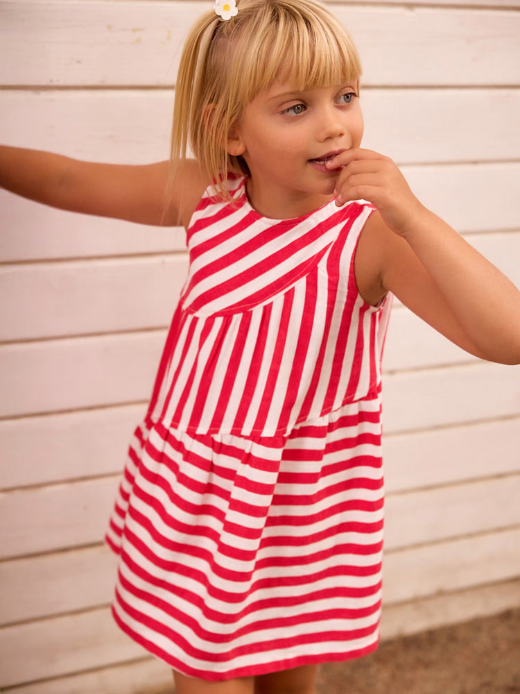 Παιδικό φόρεμα με ρίγες | 26-03937-040