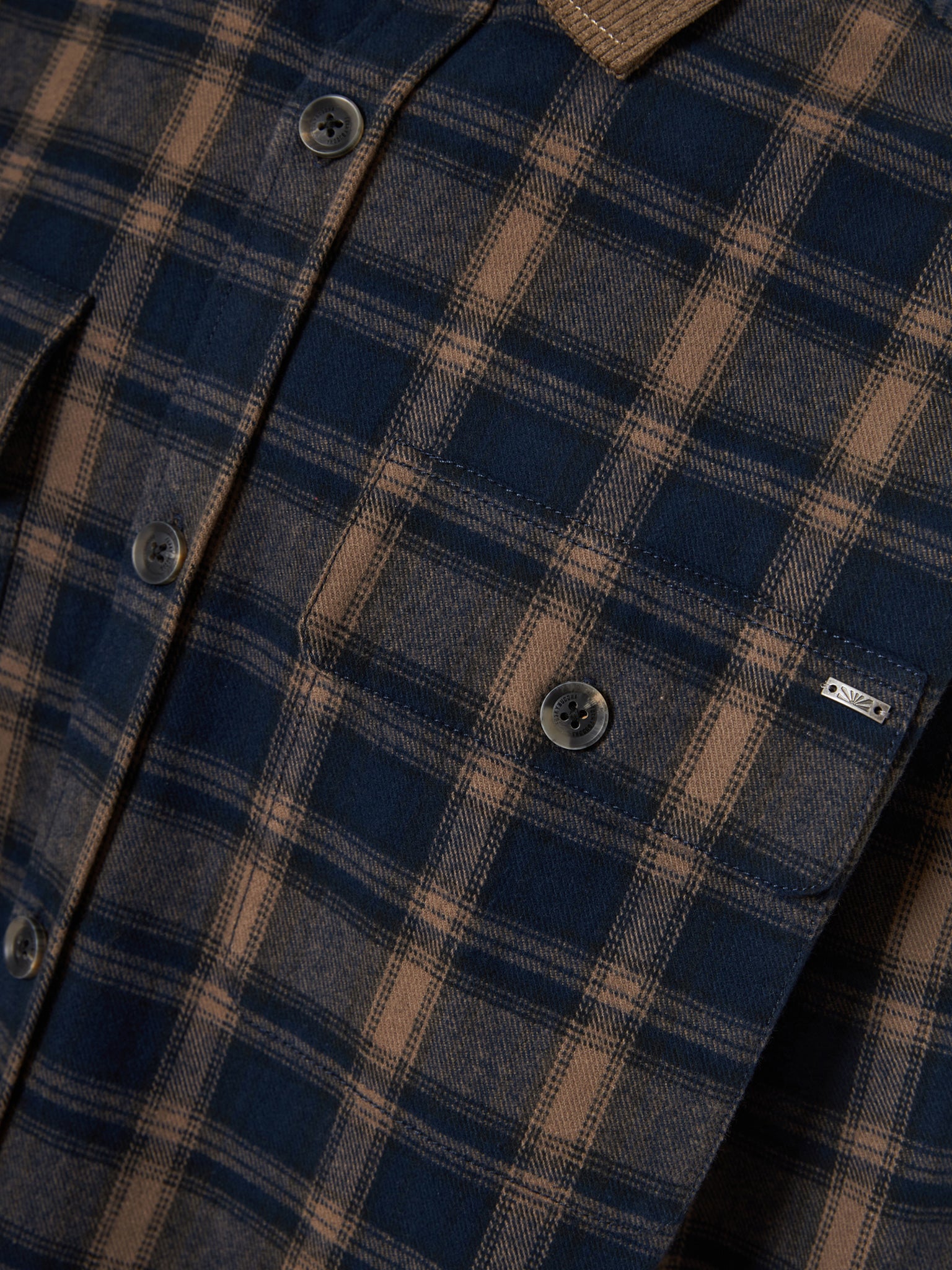 Ανδρικό πουκάμισο καρό Overshirt FBM012-051-05 | FBM012-051-05