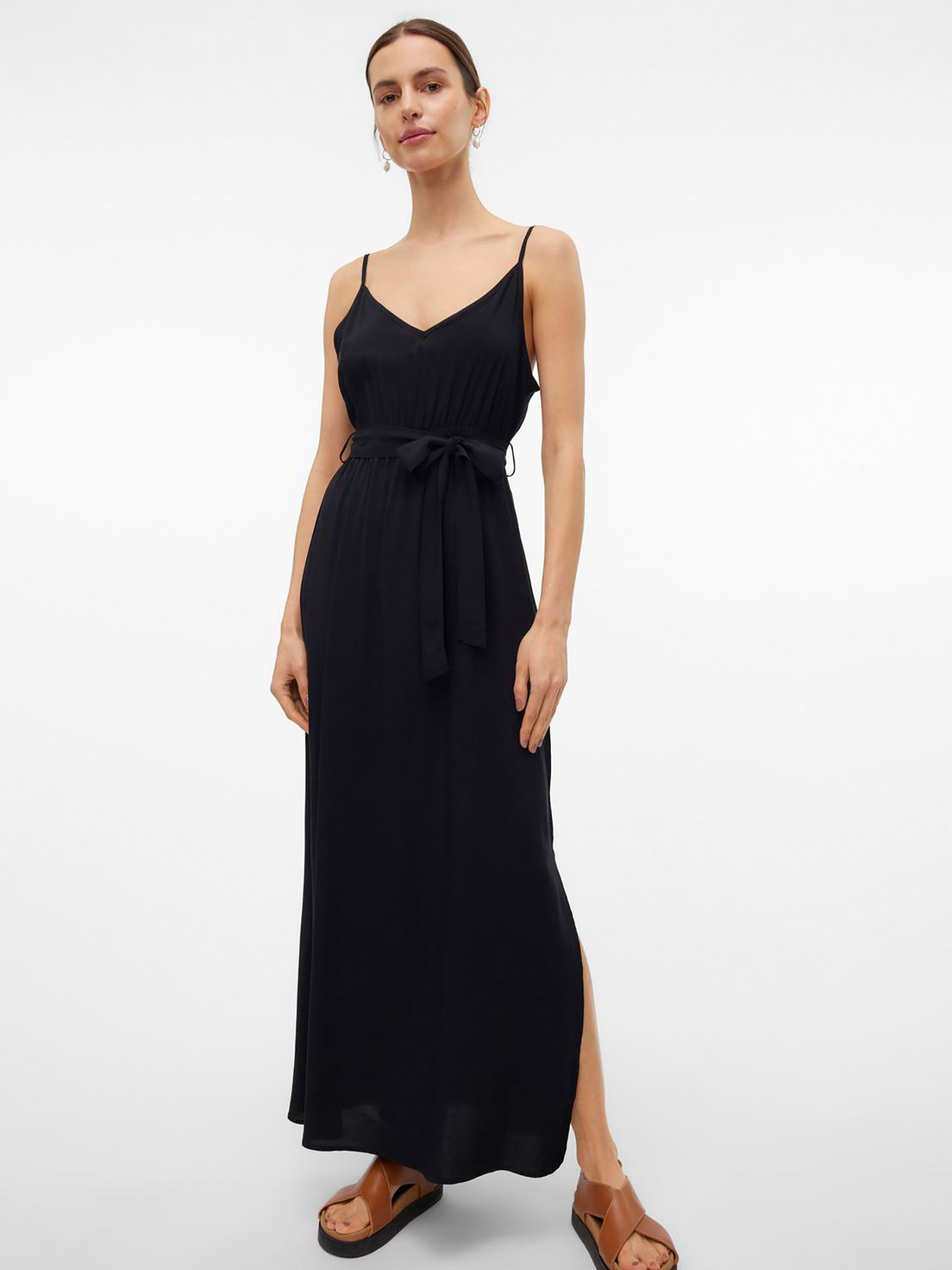 Γυναικείο φόρεμα VMEASY JOY SLIT MAXI V-NECK DRESS 10307995 | 10307995