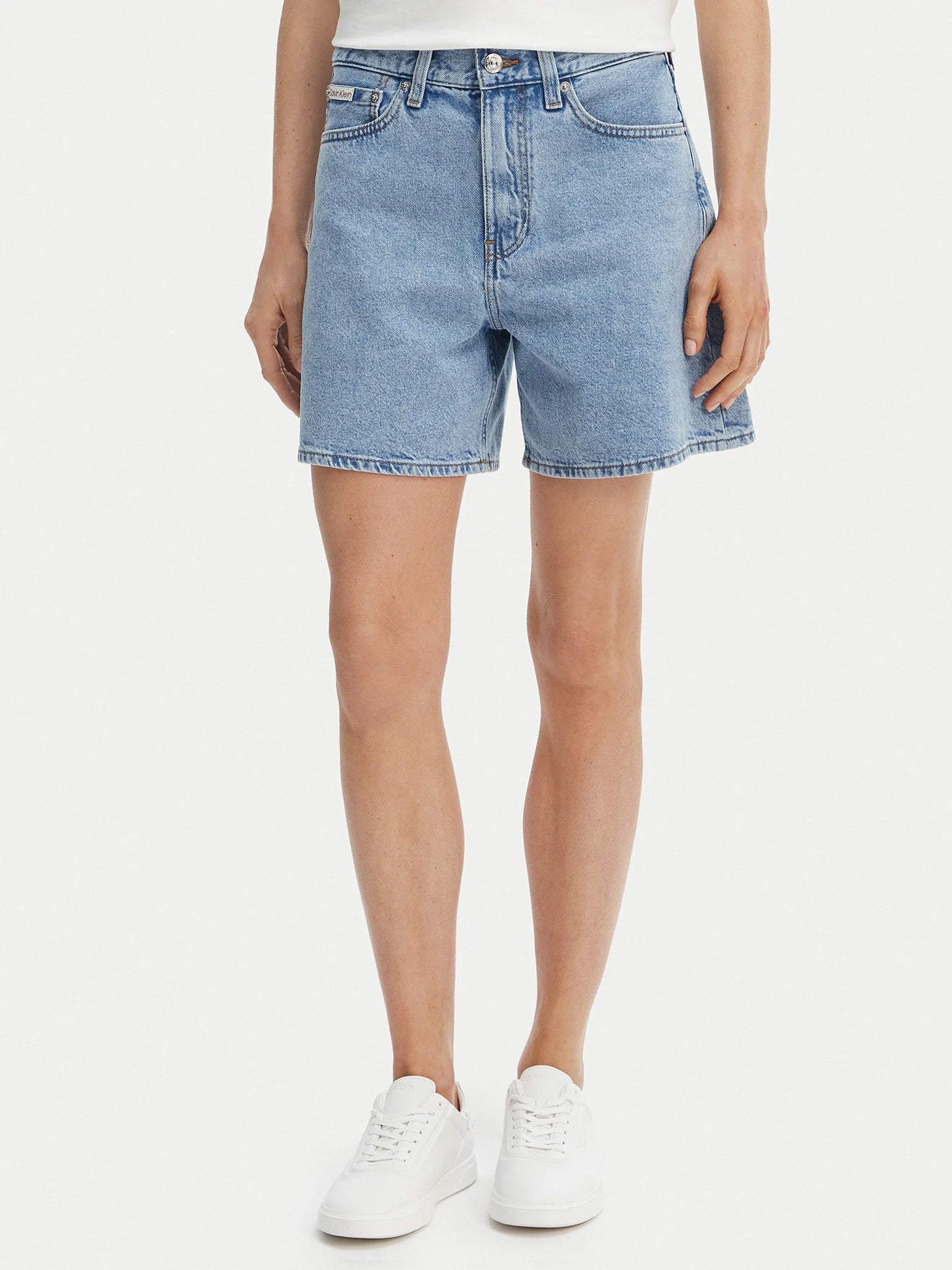 Γυναικείο σορτς τζιν HI RISE A-LINE SHORT COASTAL LV047F675G1XT | LV047F675G1XT