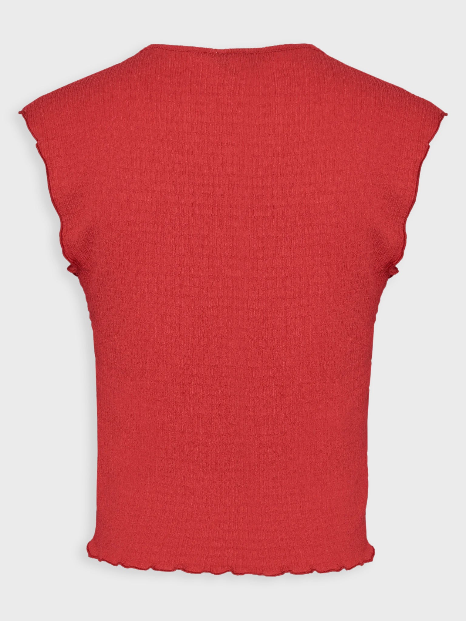 Γυναικεία μπλούζα γκοφρέ TJW SLIM SH SQUARE NCK SMOCK TOP DW0DW22220XK3 | DW0DW22220XK3