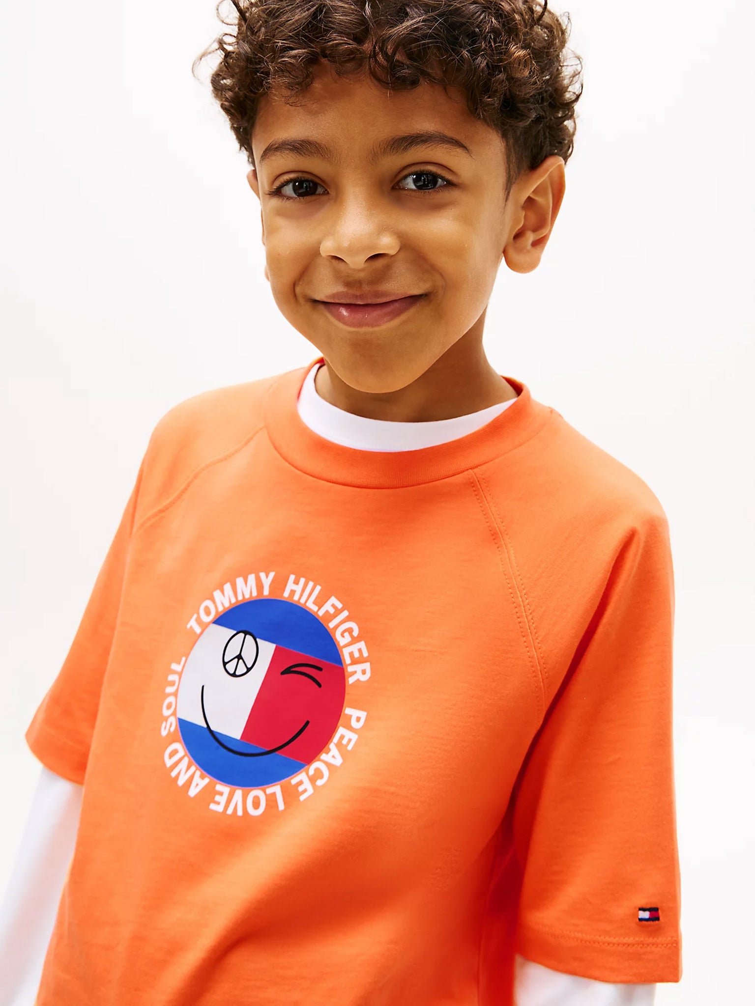 Παιδική μπλούζα μακό FUN FLAG GRAPHIC T-SHIRT KB0KB10269SD2 | KB0KB10269SD2