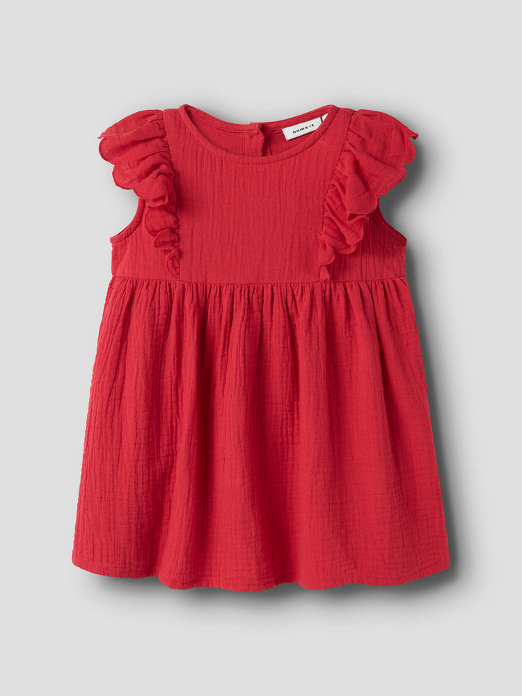 Παιδικό φόρεμα γκοφρέ NMFJULITA CAPSL DRESS 13256649 | 13256649