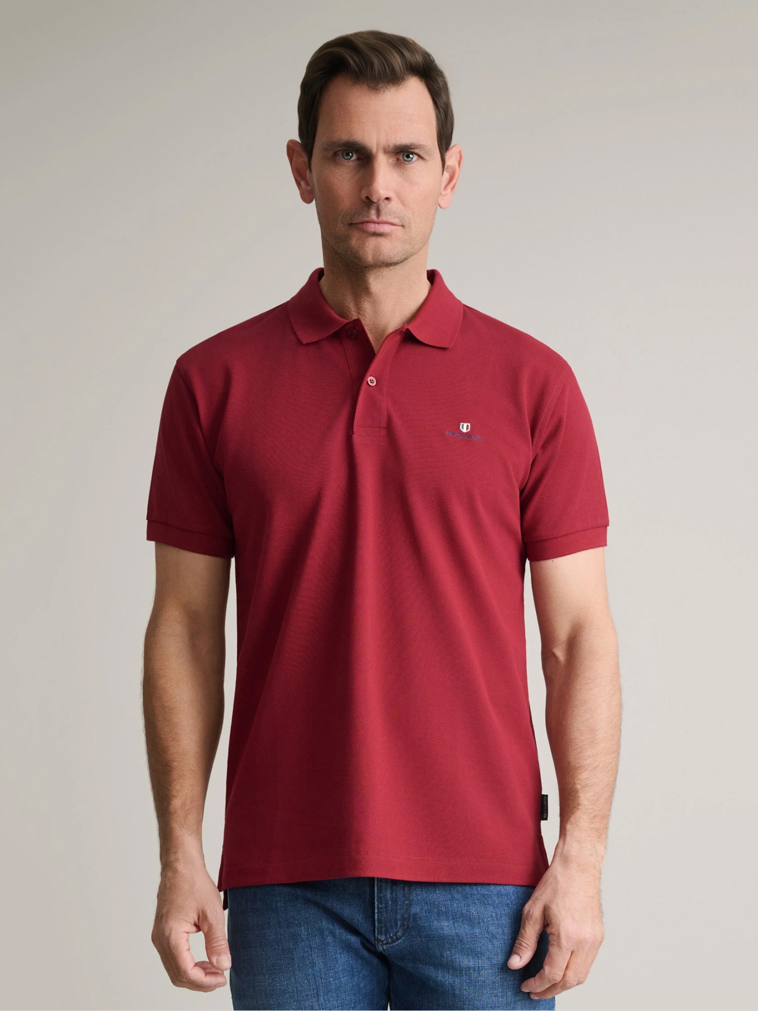 Ανδρικό polo merlot 24GE.300.9 | 24GE.300.9