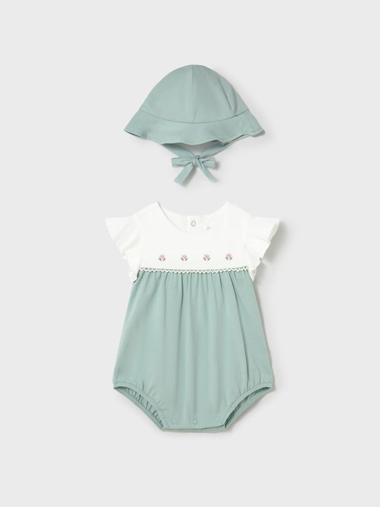 Βρεφικό φορμάκι με καπέλο | 26-01602-062