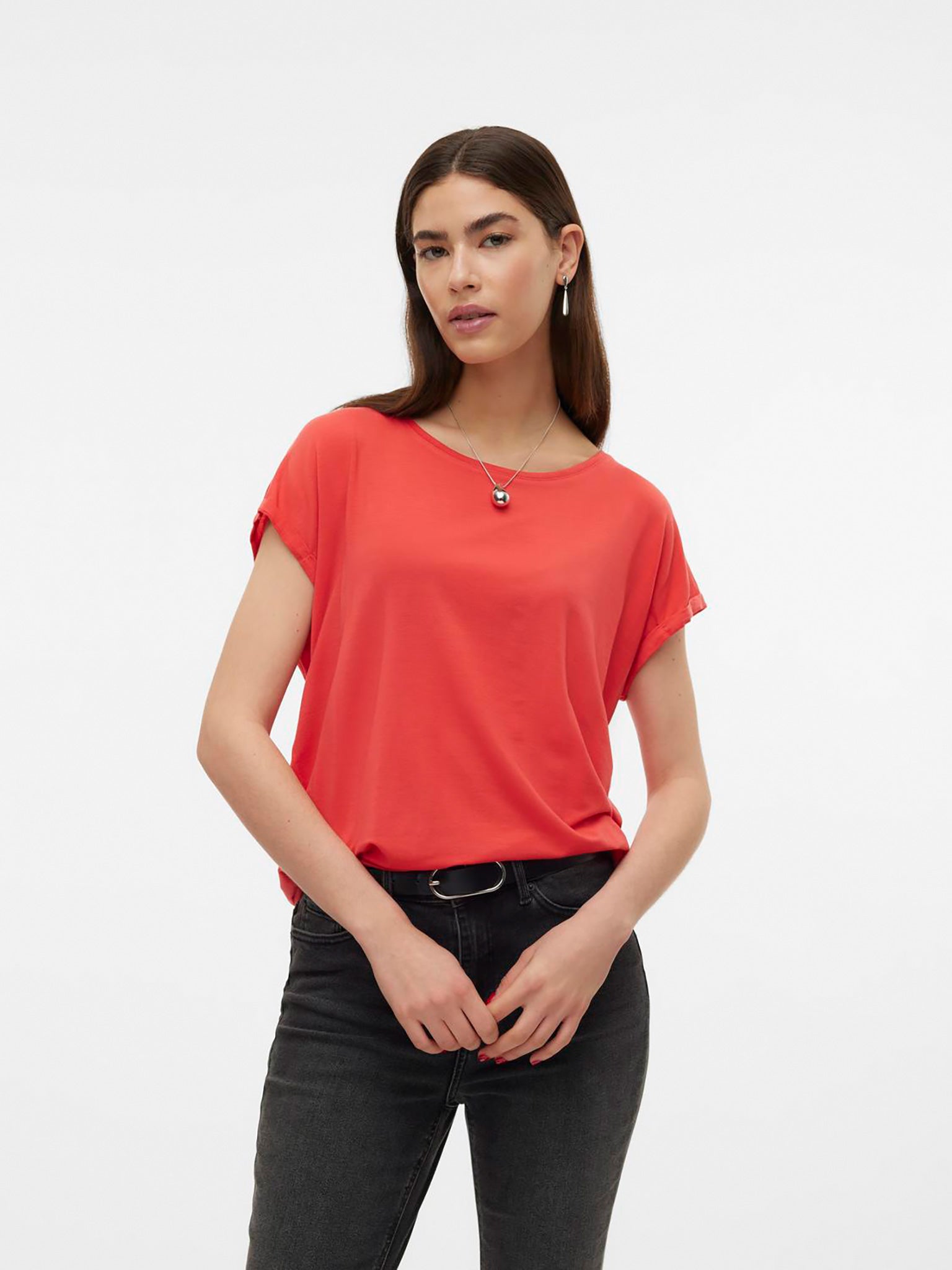 Γυναικεία μπλούζα VMAVA SS TOP STRIPE GA JRS NOOS 10284468 | 10284468