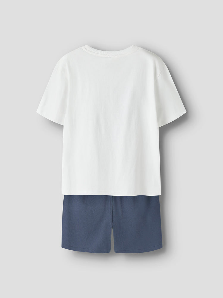 Εφηβικό σύνολο με βερμούδα Surf Club NKMVIGOR SS NREG TOP SET 13241598 | 13241598