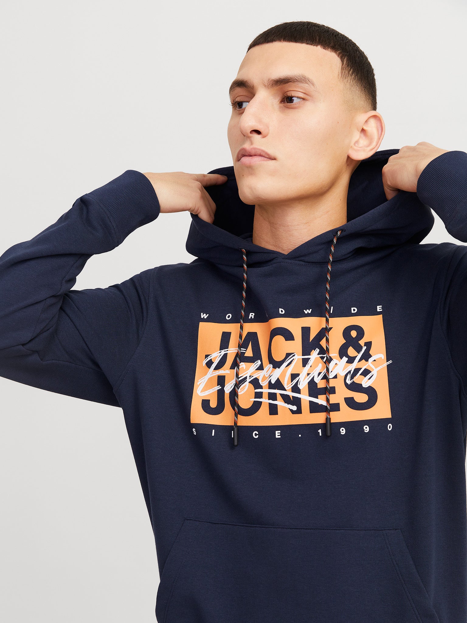 Ανδρική μπλούζα φούτερ JJCOLTON SWEAT HOOD 12268440 | 12268440
