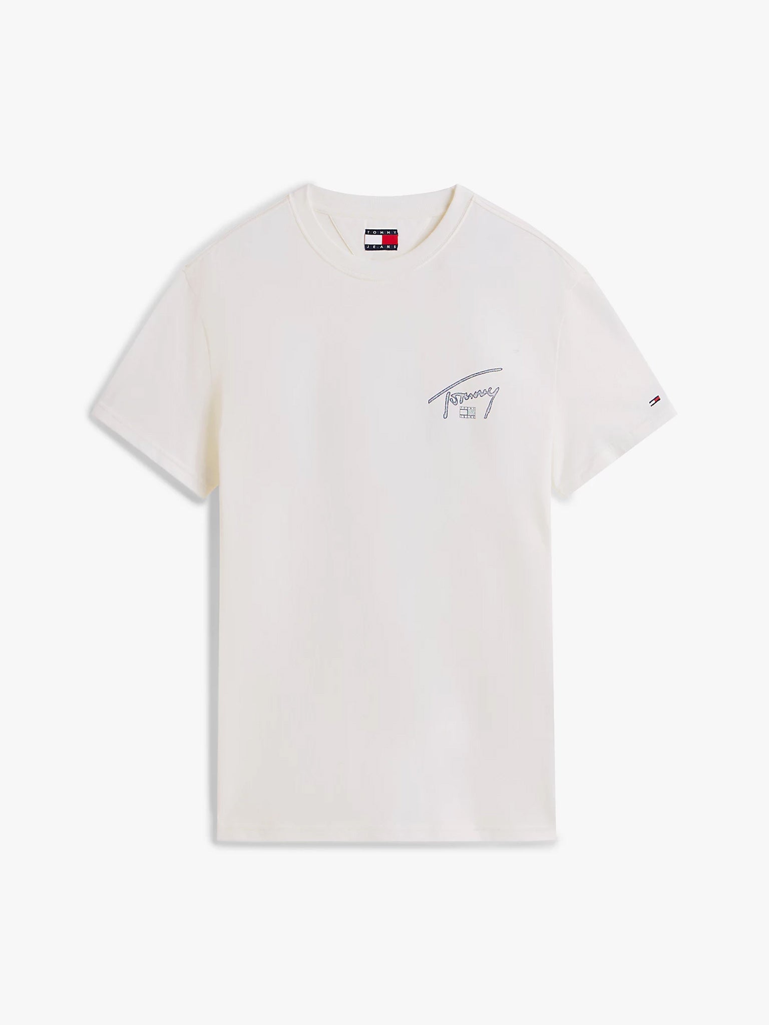 Ανδρικό t-shirt TJM REG SIGN BACKPRINT SS T EXT DM0DM22320YBL | DM0DM22320YBL