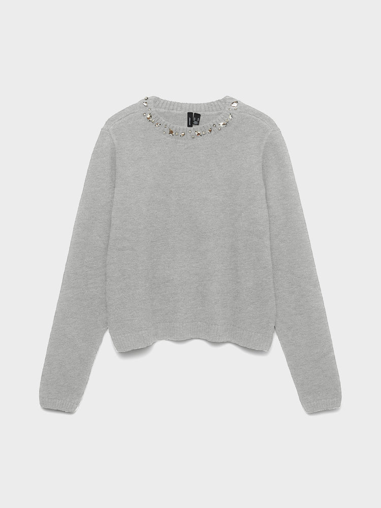 Γυναικεία μπλούζα πλεκτή VMLENA LS KNIT PULLOVER EXP | 10351972