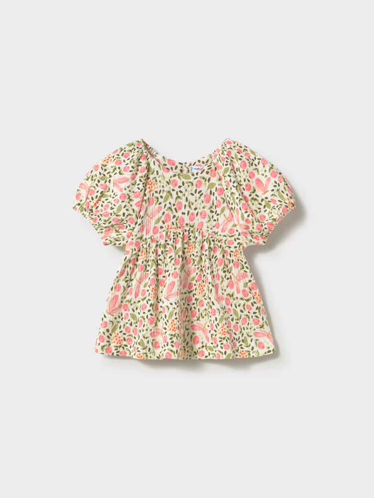 Βρεφική μπλούζα φλοράλ | 26-01105-036