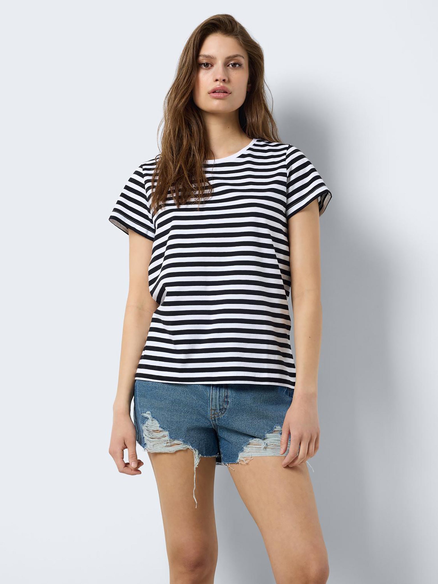 Γυναικείο t-shirt NMSTRIPE NATE S/S T-SHIRT JRS 27029605 | 27029605