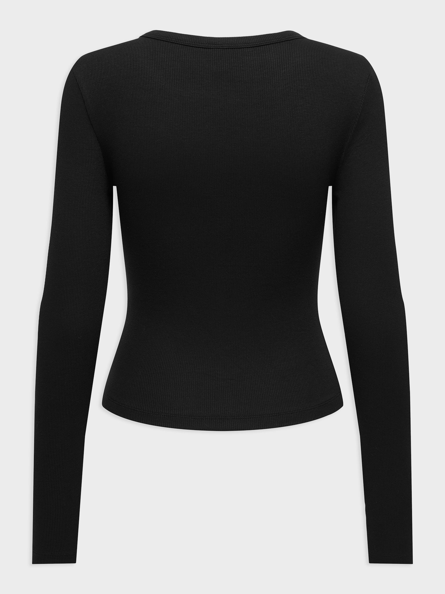Γυναικεία μπλούζα ριπ ONLNORA L/S O NECK TOP CS JRS 15370890 | 15370890