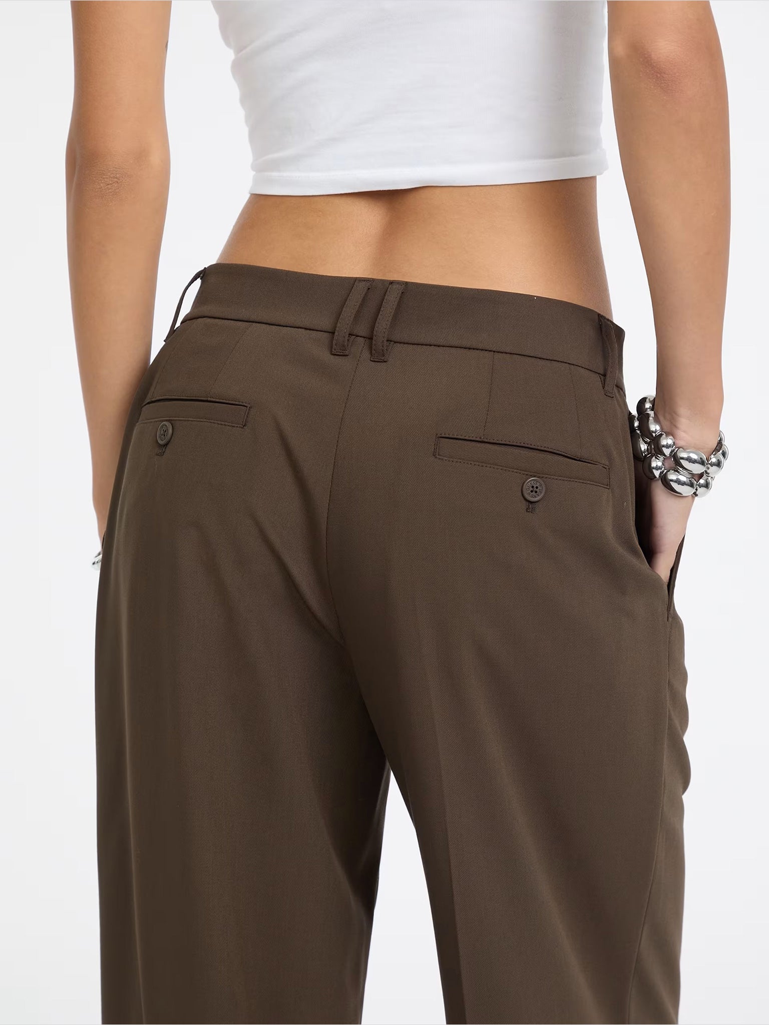 Γυναικείο παντελόνι λοξότσεπο W5BB44W4882H91T | W5BB44W4882H91T