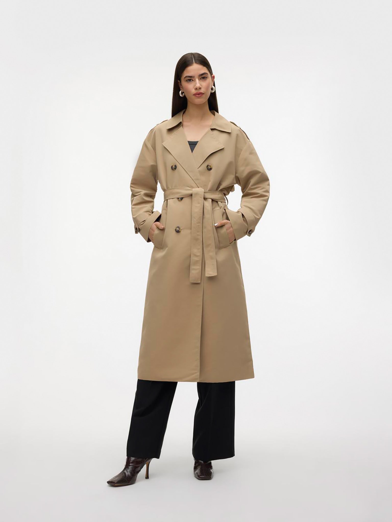 Γυναικεία καπαρντίνα VMCHLOE LONG TRENCHCOAT GA NOOS 10300263 | 10300263