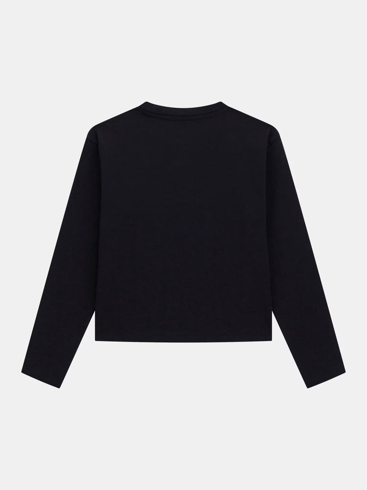 Εφηβική μπλούζα με στρας J5BI06J1314JBLK | J5BI06J1314JBLK