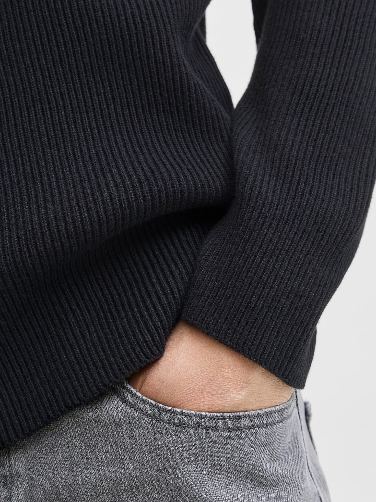 Ανδρική ζακέτα πλεκτή JJEPERFECT KNIT ZIP CARDIGAN 12279409 | 12279409