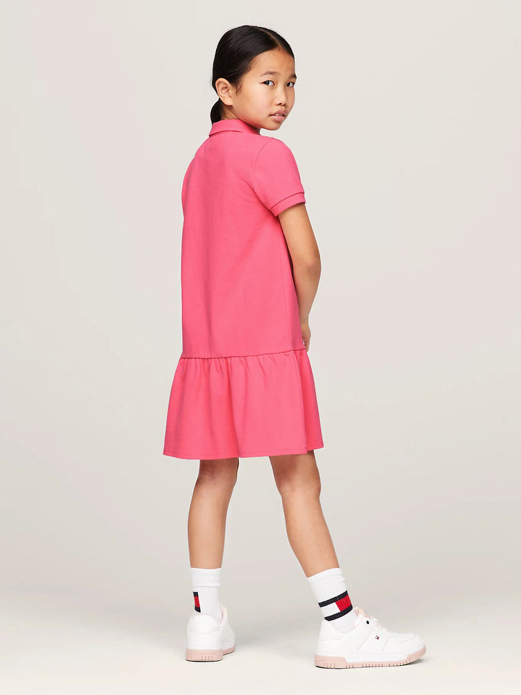 Παιδικό φόρεμα ESSENTIAL DROPPED WAIST POLO DRESS KG0KG07777TIK | KG0KG07777TIK