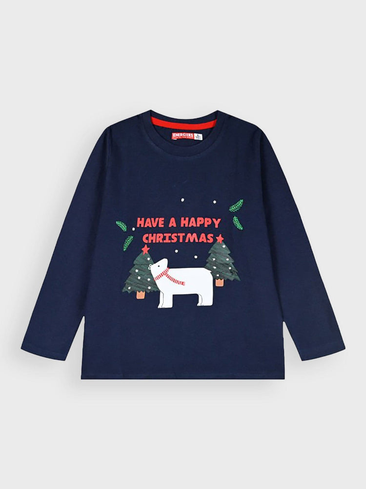 Παιδική μπλούζα μακό Christmas 12-124181-5 | 12-124181-5
