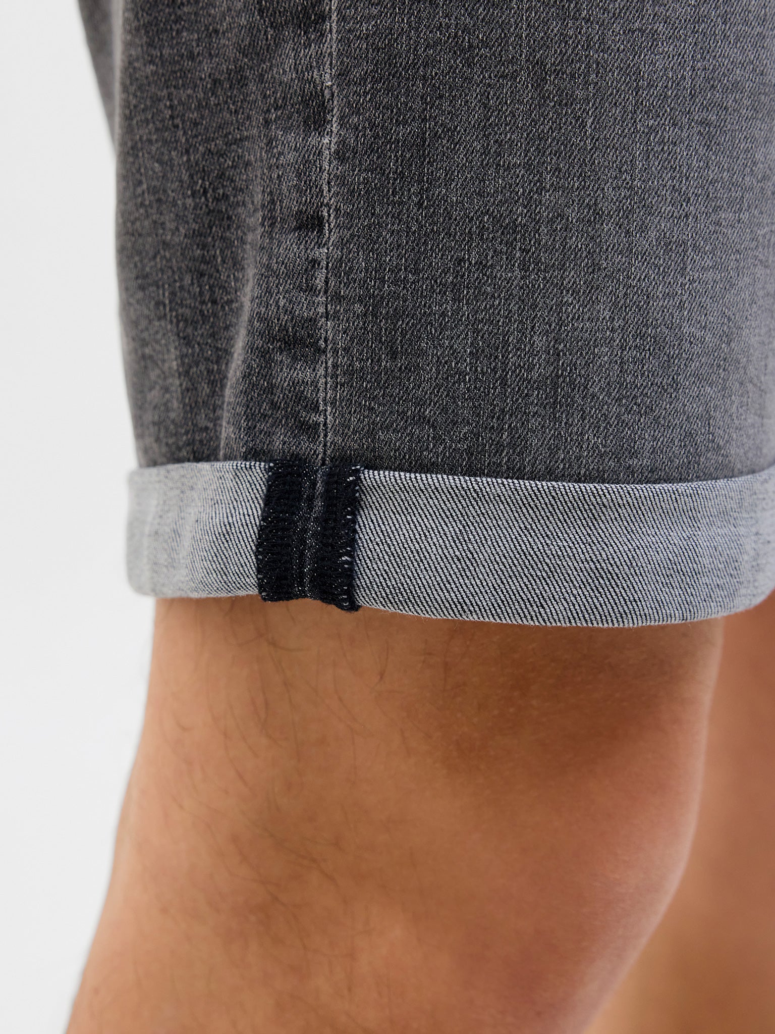 Ανδρική βερμούδα τζιν Black Denim JJIRICK JJBASIC SHORTS AT 12269500 | 12269500