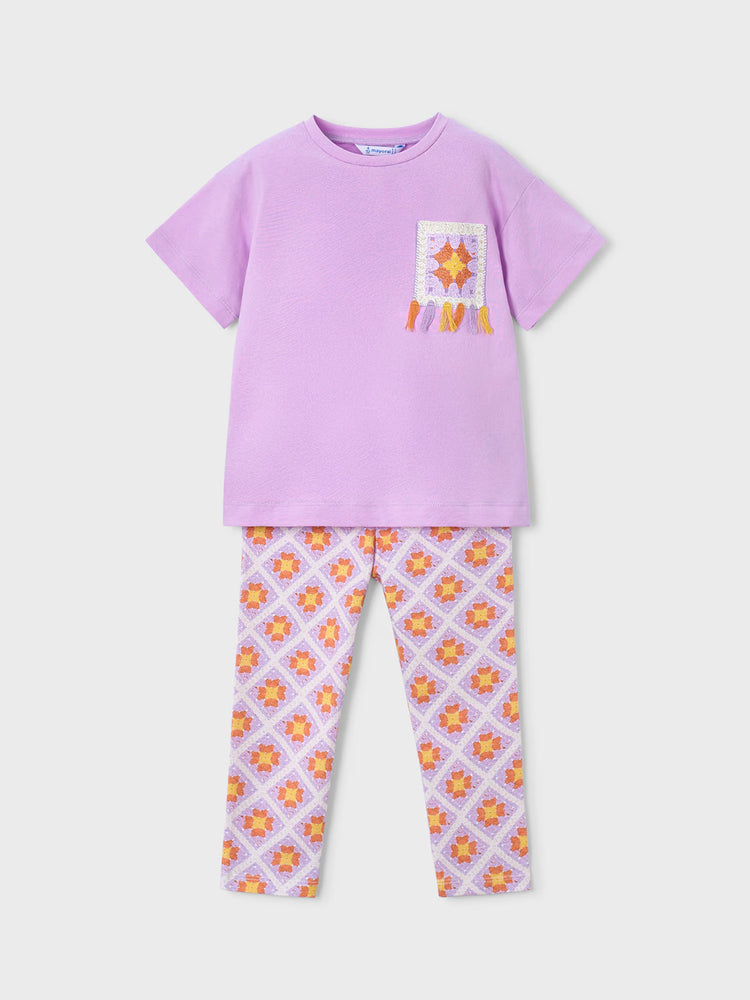 Παιδικό σετ με κολάν σταμπωτό | 26-03727-039