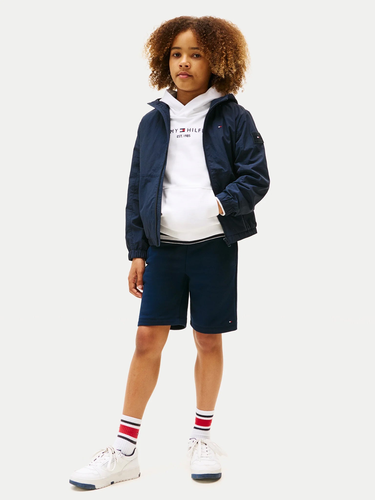 Παιδικό μπουφάν αντιανεμικό TOMMY FLAG EMB WINDBREAKER KB0KB09737C1G | KB0KB09737C1G