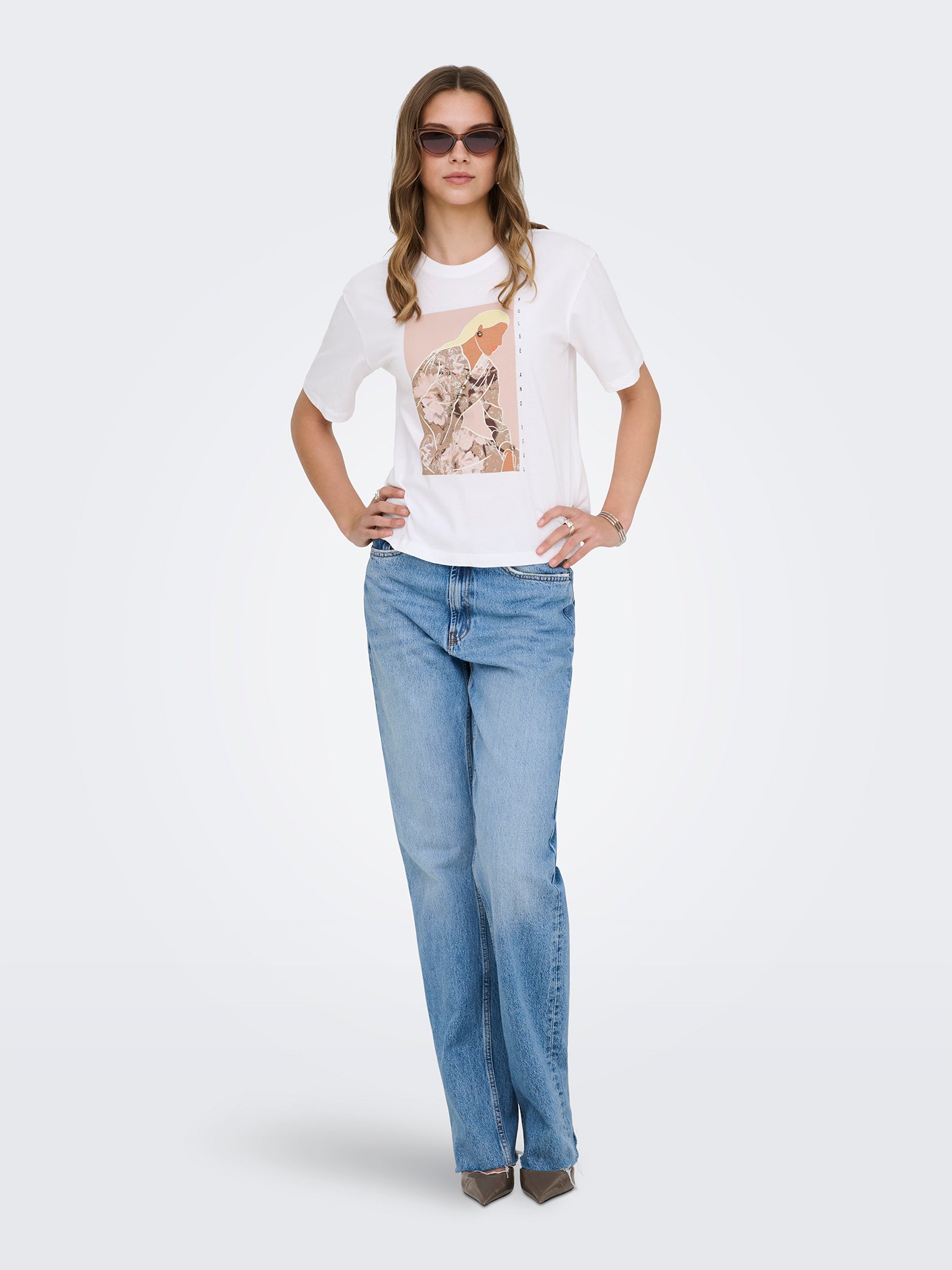 Γυναικείο t-shirt Susan pulse ONLSUSAN S/S PRINT TOP BOX JRS 15372179 | 15372179