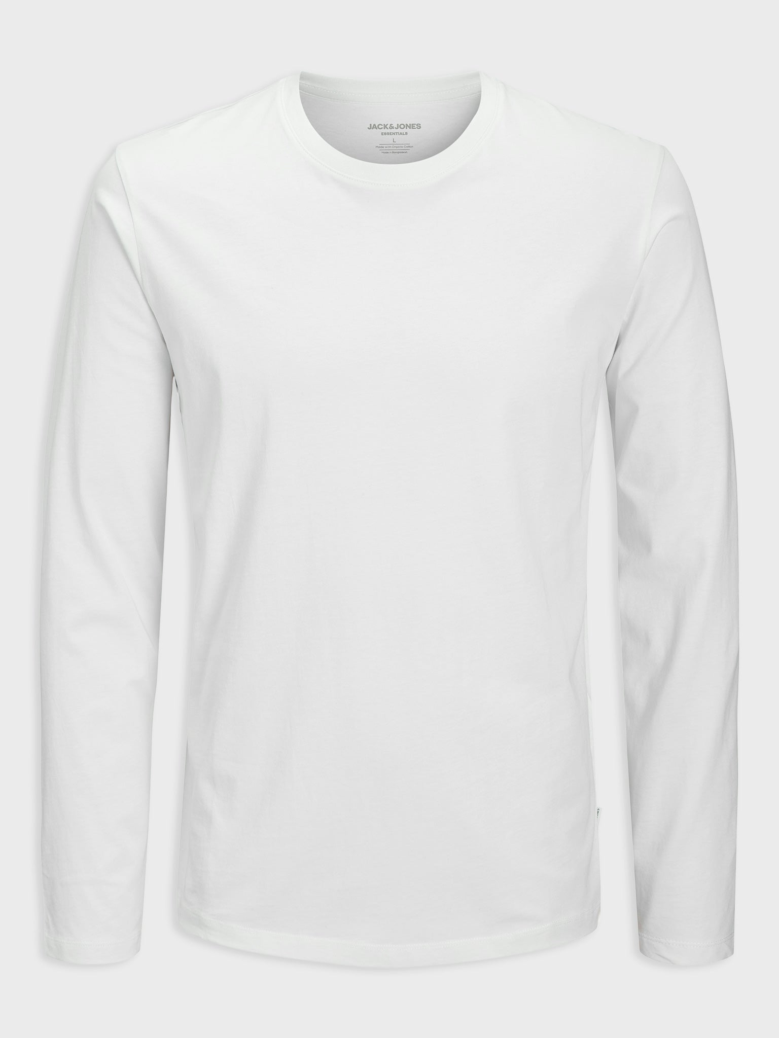 Ανδρική μπλούζα JJEORGANIC BASIC TEE LS O-NECK NOOS 12279538 | 12279538