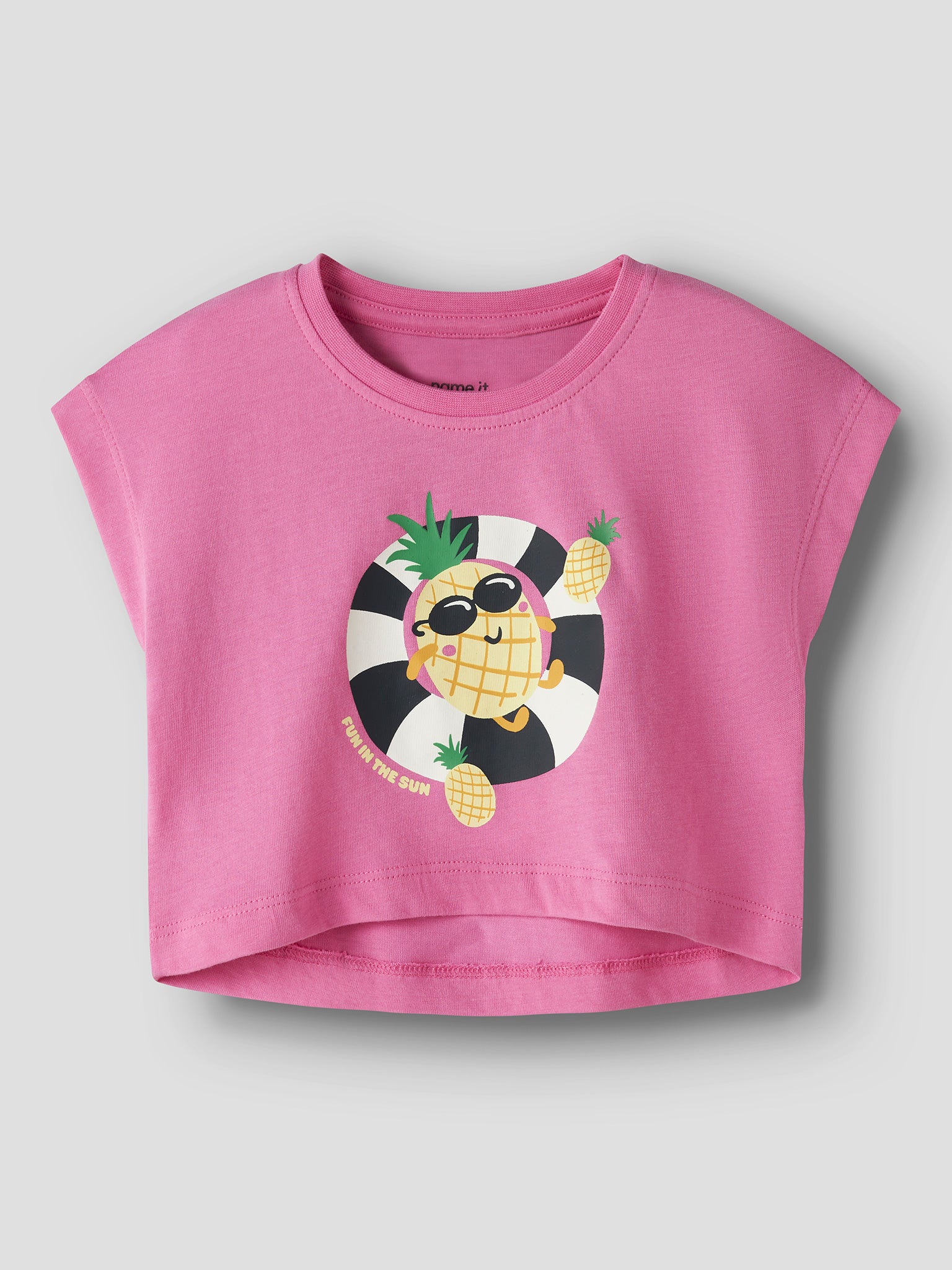 Παιδική μπλούζα crop Pineapple NMFVILMA CAPSL CROP TOP 13228148 | 13228148