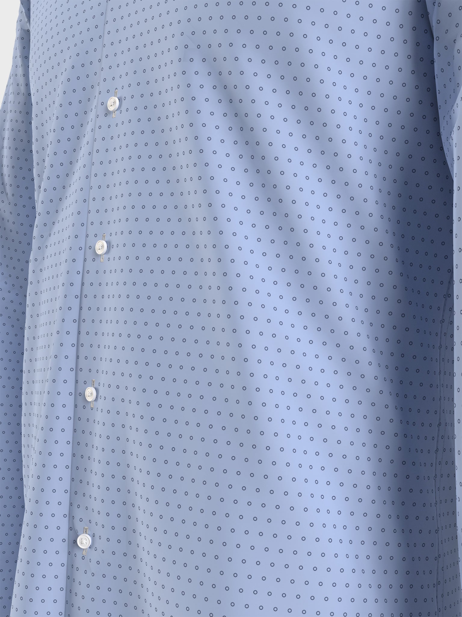 Ανδρικό πουκάμισο με μικροσχέδιο CL-W OXF CIRCLE PRINT SHIRT SF MW0MW34649DXA | MW0MW34649DXA