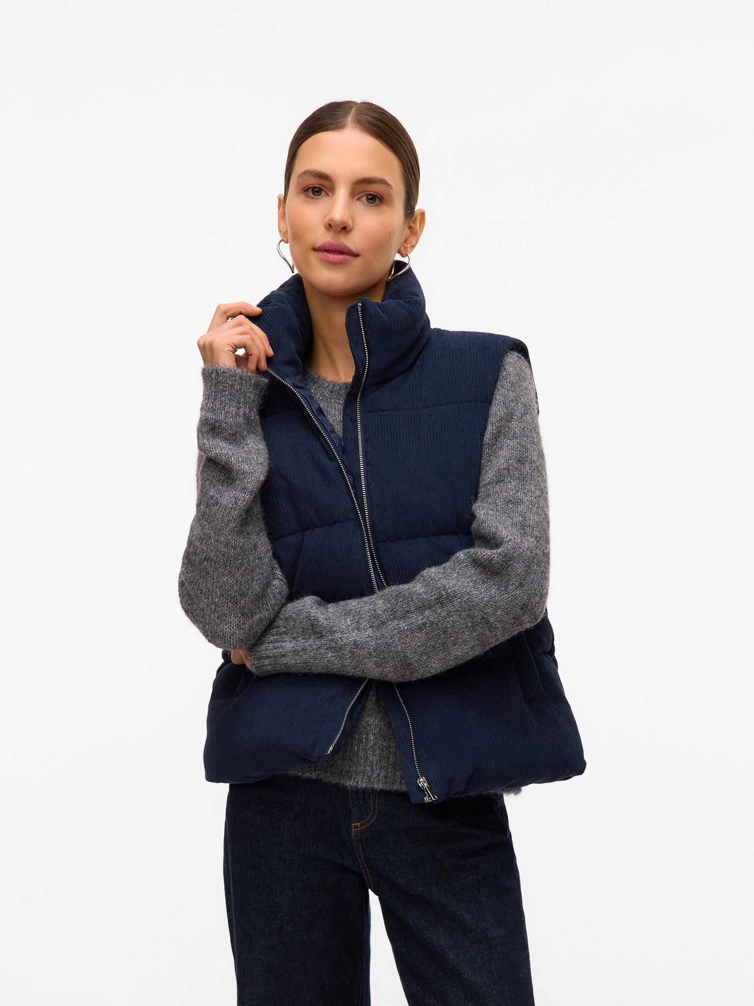 Γυναικείο γιλέκο κοτλέ VMDEBRA SHORT WAISTCOAT 10331994 | 10331994