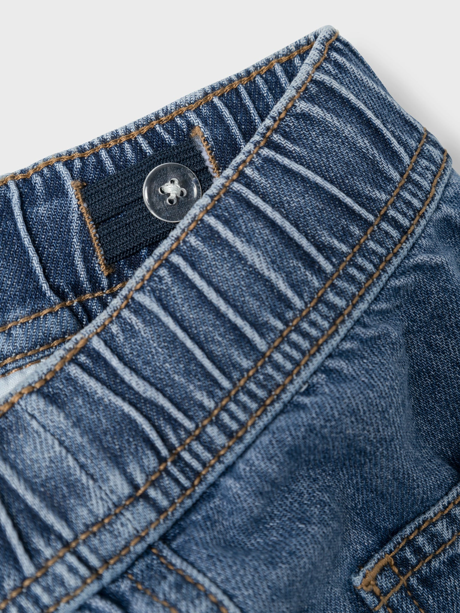 Παιδικό παντελόντι τζιν Dark Blue NMMRYAN JOG JEANS 9900-BY NOOS 13230818 | 13230818