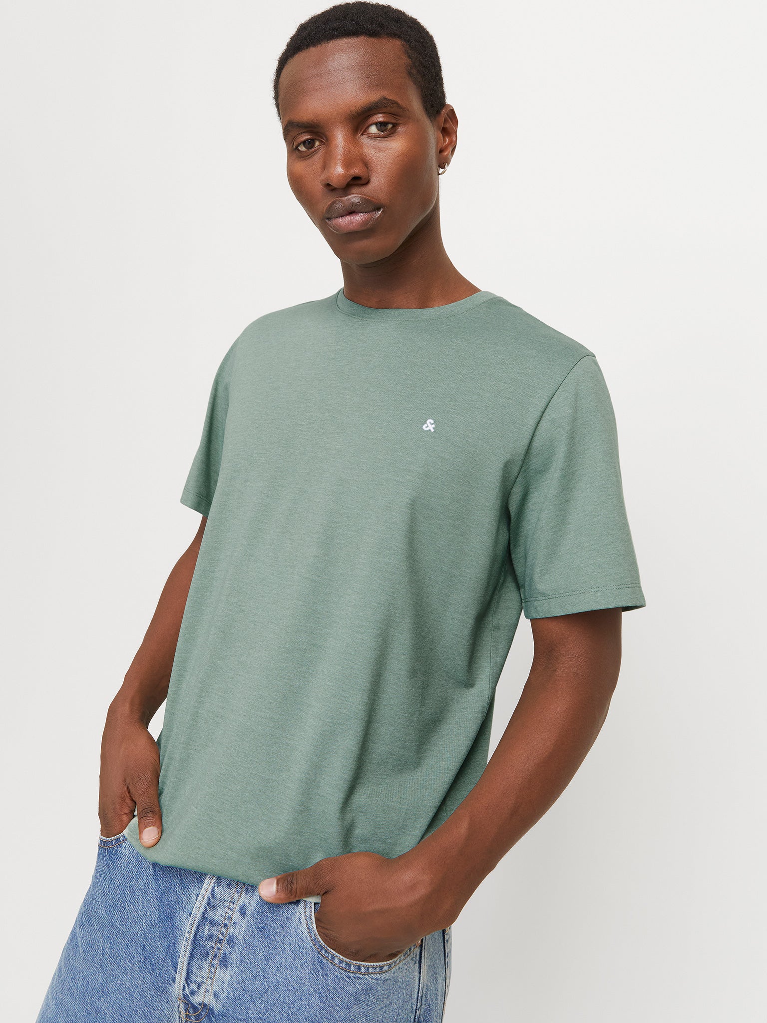 Ανδρικό t-shirt JJEPAULOS TEE SS CREW NECK NOOS 12245087 | 12245087