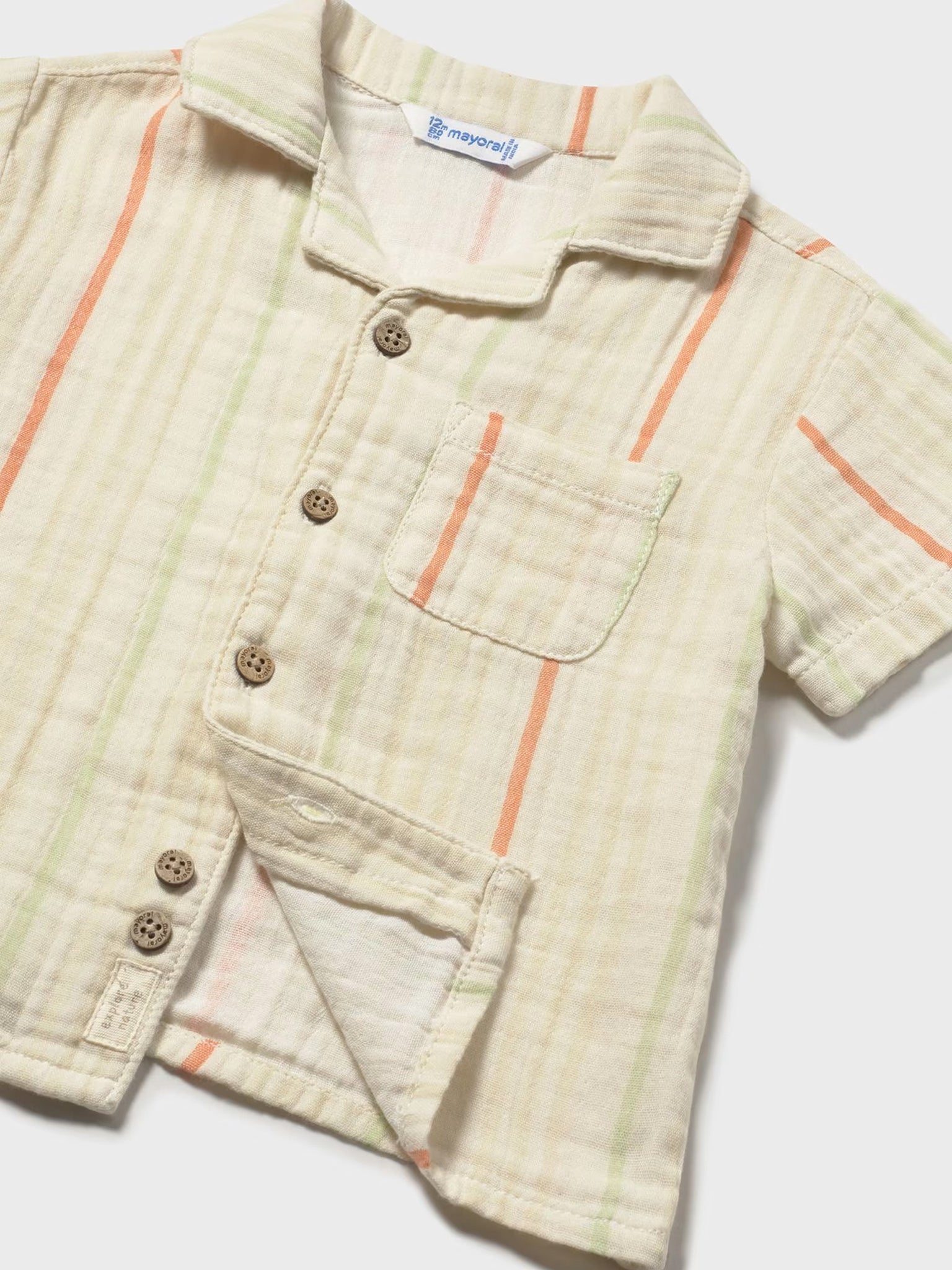 Βρεφικό πουκάμισο ριγέ | 26-01113-025