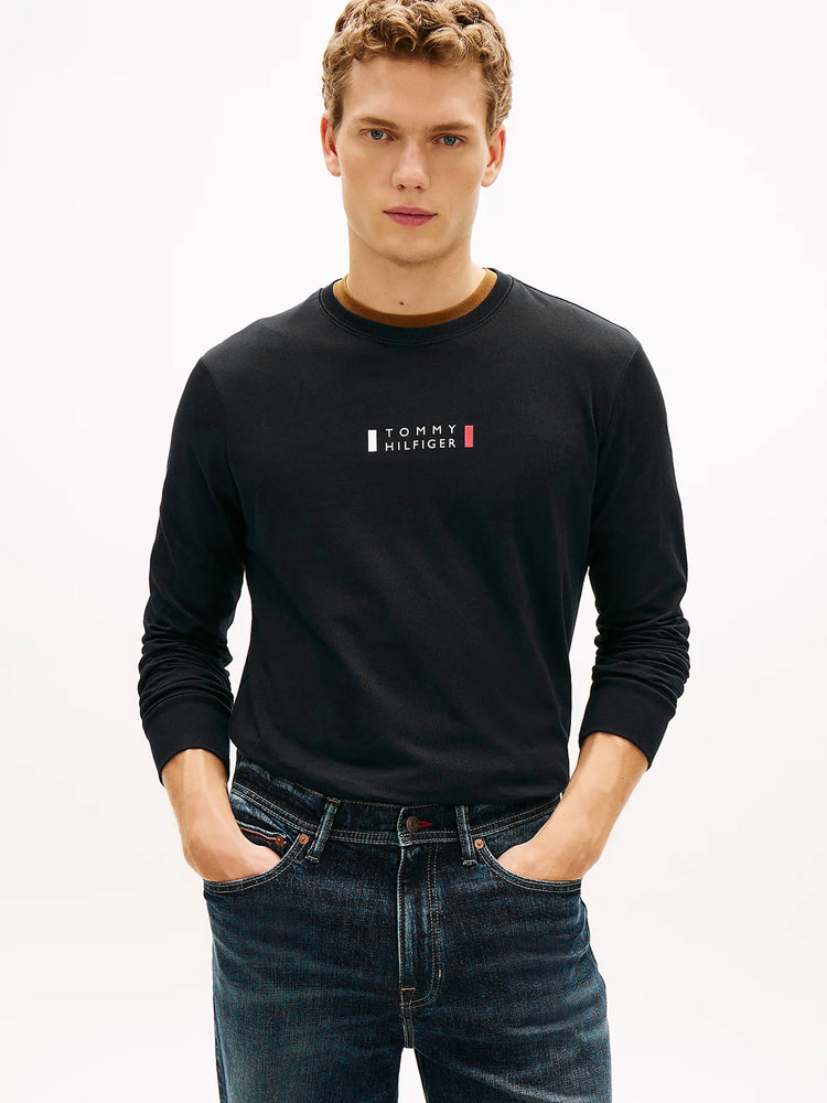 Ανδρική μπλούζα BRAND LOVE LS TEE MW0MW41454BDS | MW0MW41454BDS