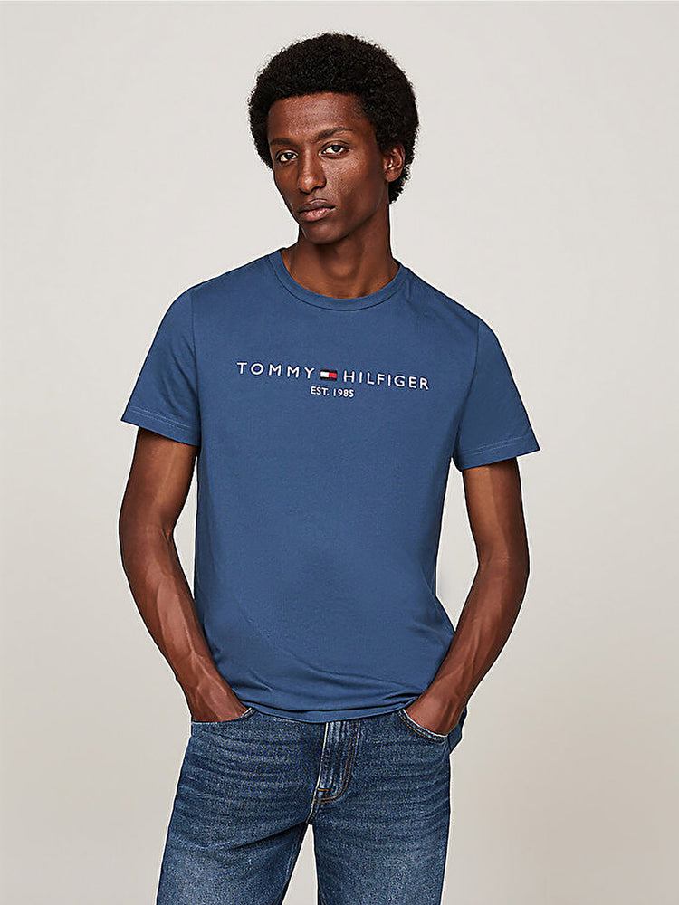 Ανδρικό t-shirt slim fit TOMMY LOGO TEE MW0MW11797DBZ | MW0MW11797DBZ