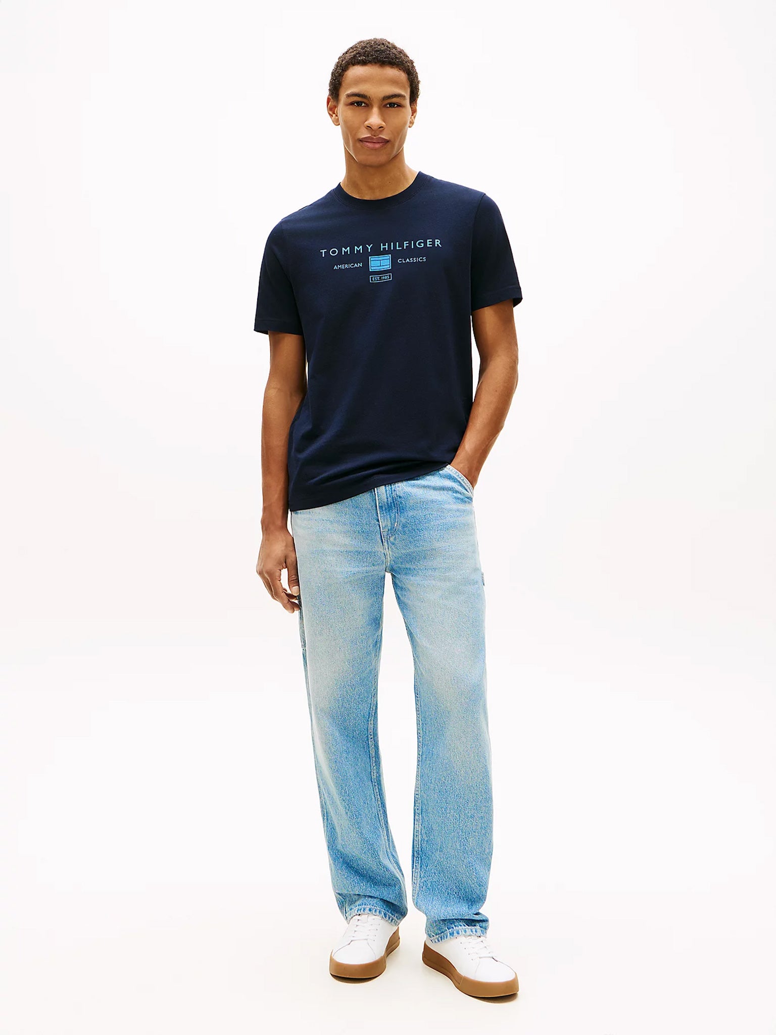 Ανδρικό t-shirt BRAND LOVE MONO STACK TEE MW0MW42365DW5 | MW0MW42365DW5
