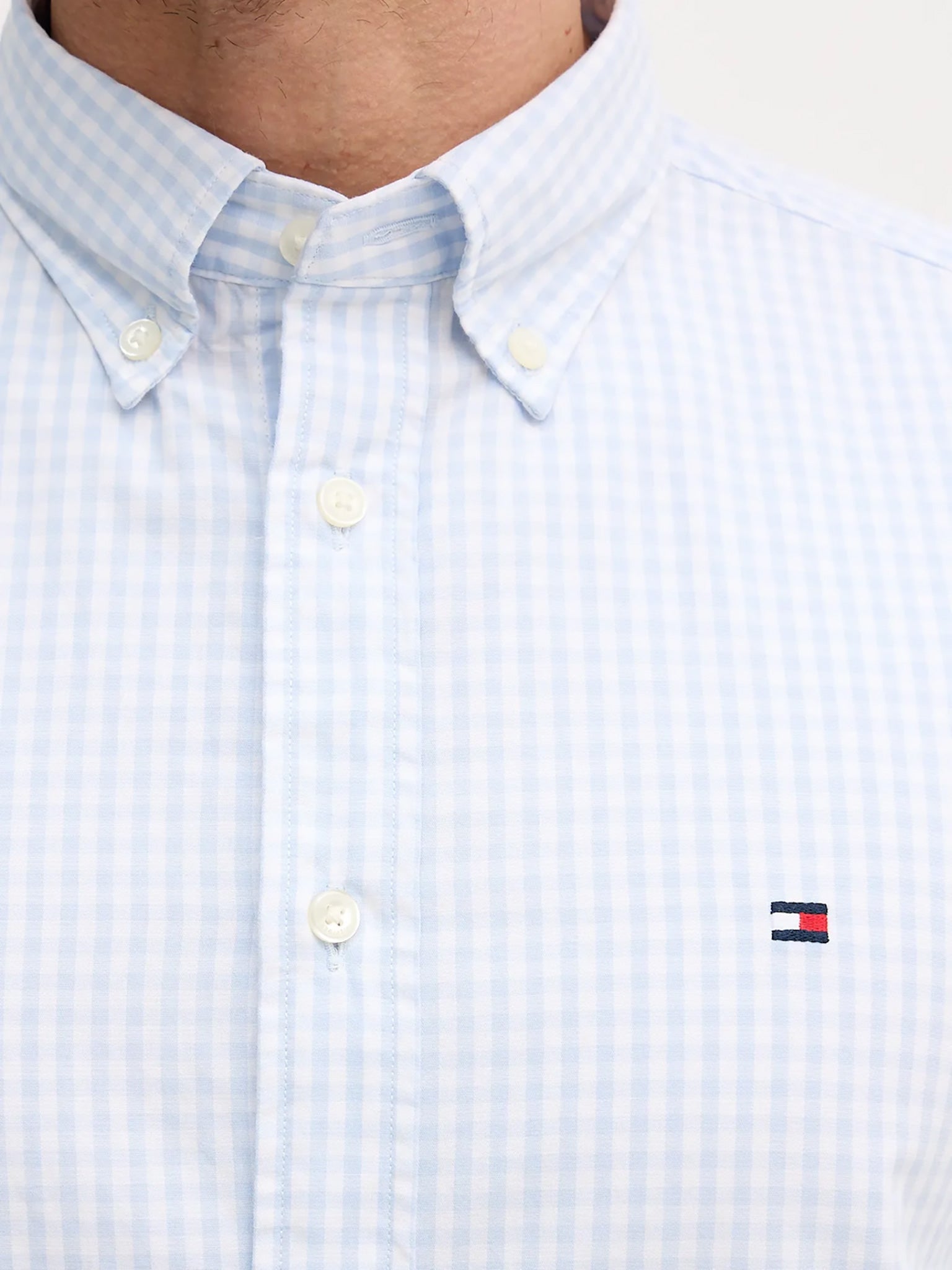 Ανδρικό πουκάμισο καρό FLEX POPLIN BIG GINGHAM RF SHIRT MW0MW417130MT | MW0MW417130MT