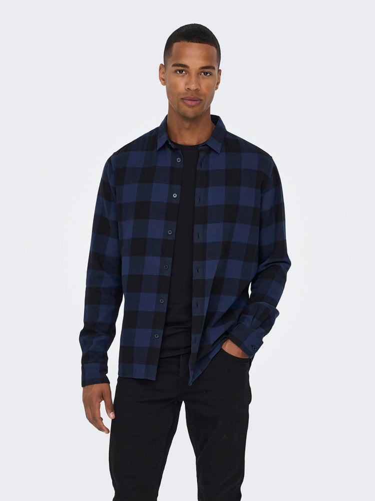 Ανδρικό πουκάμισο ONSGUDMUND LS CHECKED SHIRT NOOS 22007112 | 22007112