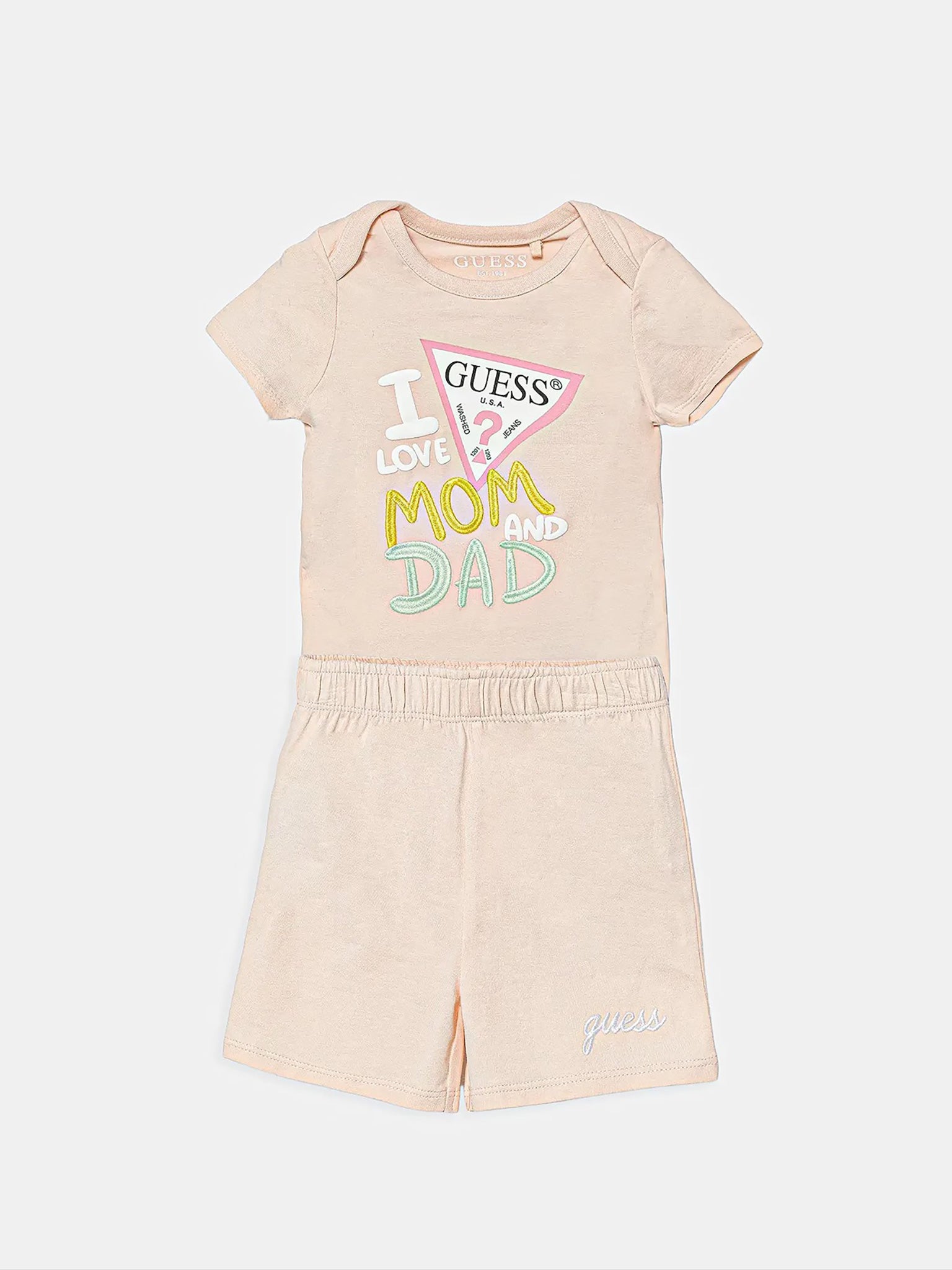 Βρεφικό σετ με σορτς set body+pants H5GW08K6YW0G63Q | H5GW08K6YW0G63Q