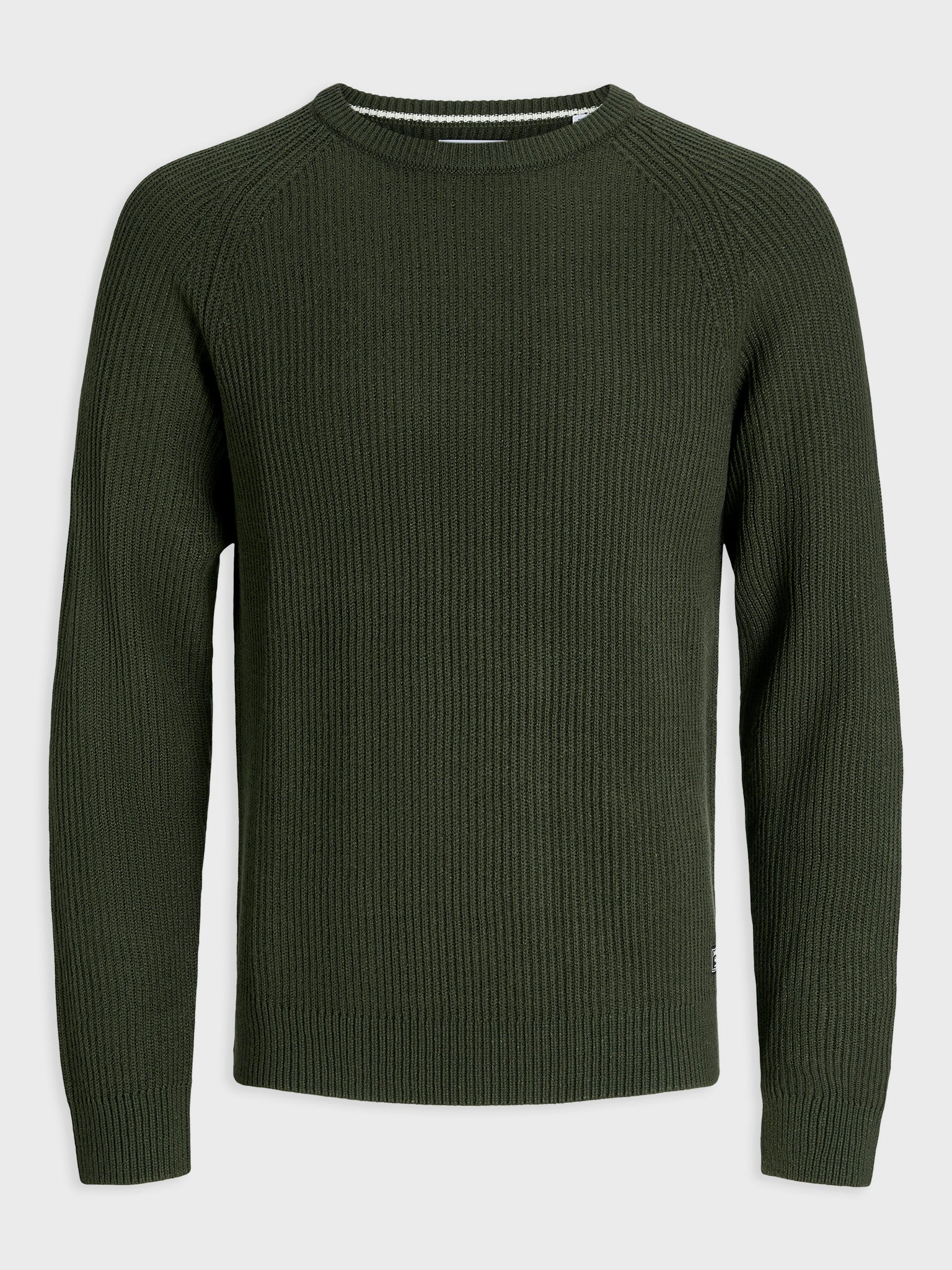 Ανδρική μπλούζα πλεκτή JJPANNEL KNIT CREW NECK AW25 12278916 | 12278916