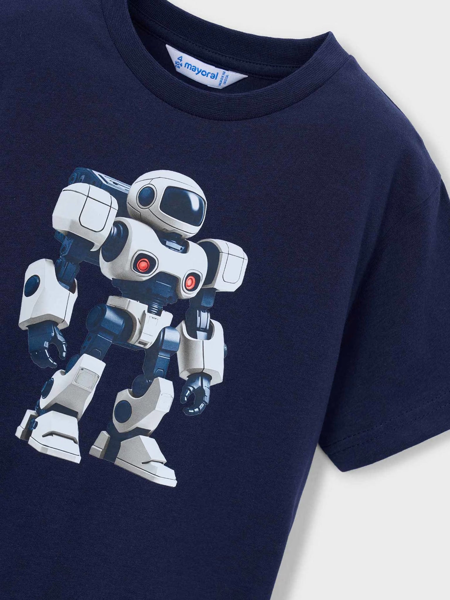 Παιδική μπλούζα τύπωμα ρομπότ | 26-03066-045