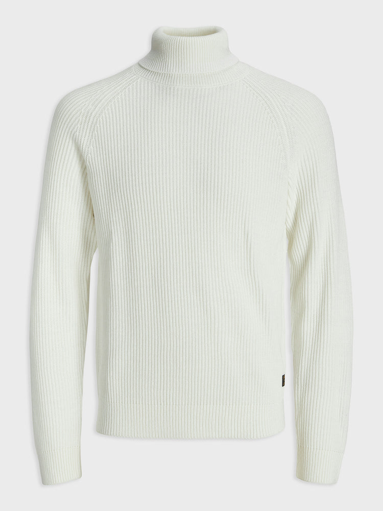 Ανδρική μπλούζα ζιβάγκο JJPANNEL KNIT ROLL NECK AW25 12278918 | 12278918
