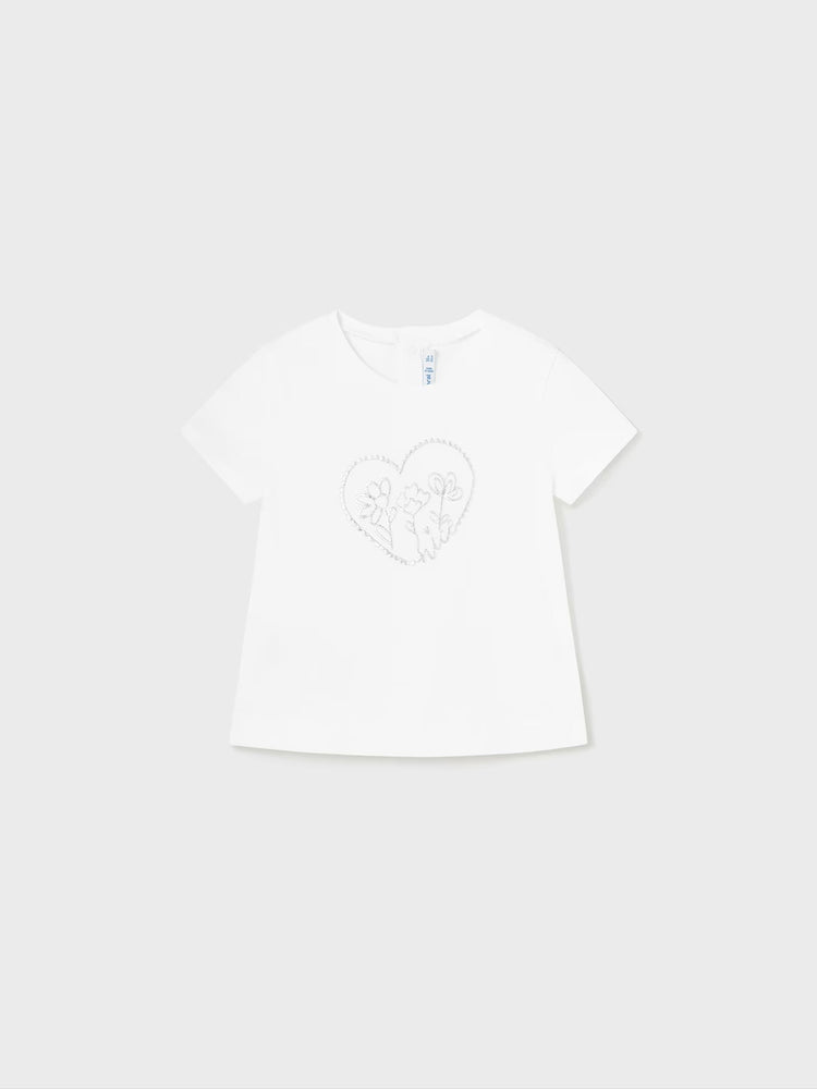 Βρεφική μπλούζα print μεταλλιζέ Better Cotton 24-00105-032 | 24-00105-032