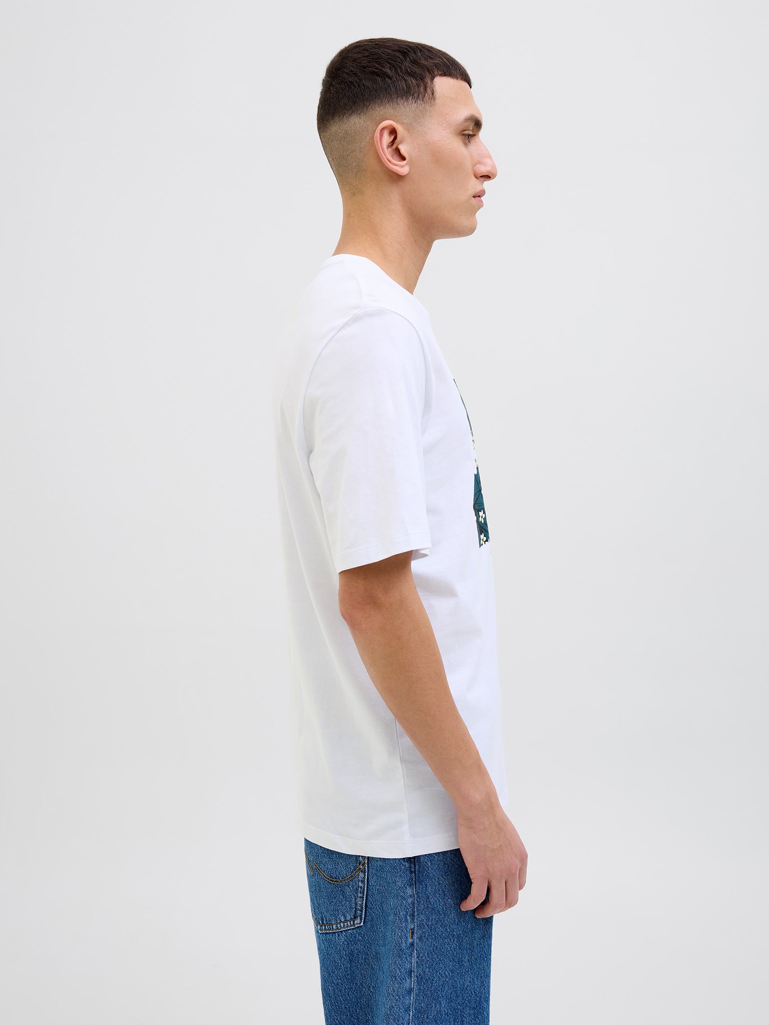 Ανδρικό t-shirt JJHAWAII SHAPE TEE SS CREW NECK 12269324 | 12269324